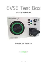 Предварительный просмотр 1 страницы Myenergi EVSE Test Box Operation Manual