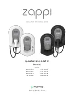 Myenergi ZAPPI-2H07TB Operation & Installation Manual preview