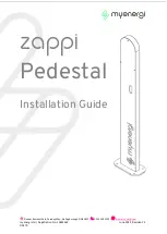 Myenergi zappi Pedestal Installation Manual preview