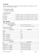 Preview for 4 page of Myers Power Products CTFRP9003 User Manual