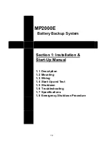 Preview for 12 page of MYERS MP Series Installation, Operation & Maintenance Manual