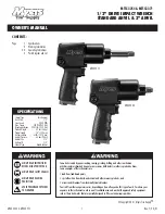 MYERS MTS53254 Owner'S Manual preview