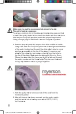 Preview for 8 page of MYERSON EG-0100 Instruction Manual