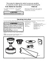 Предварительный просмотр 3 страницы MyFan FP6722AU Owner'S Manual