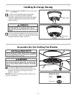 Предварительный просмотр 7 страницы MyFan FP6722AU Owner'S Manual