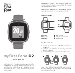 Предварительный просмотр 1 страницы myFirst Fone D2 User Manual