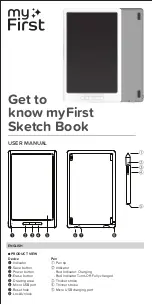 Preview for 1 page of myFirst Sketch Book User Manual