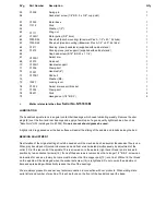 Preview for 4 page of Myford ML 8 Installation, Lubrication, Adjustments, Parts List