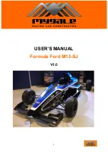 Предварительный просмотр 1 страницы Mygale Formula Ford M13-SJ User Manual