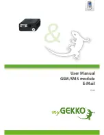 myGekko GSM/SMS module User Manual предпросмотр