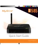 MyGica ATV 585 Quick Start Manual preview