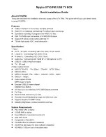 MyGica UTV3(FM) Quick Installation Manual preview