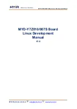 MYiR MYD-Y7Z010/007S Development Manual предпросмотр