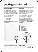 Preview for 2 page of mykin MCF146W Quick Start Manual