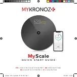 MyKronoz MyScale Quick Start Manual предпросмотр