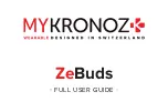 MyKronoz ZeBuds Full User Manual preview