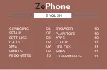 Preview for 3 page of MyKronoz ZEPHONE User Manual