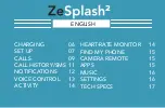 Предварительный просмотр 3 страницы MyKronoz ZESPLASH2 Manual