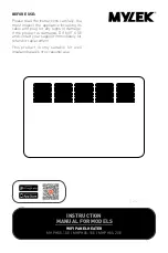 Preview for 1 page of Mylek MHPH05-10E Instruction Manual