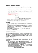 Preview for 8 page of Mylek MYMD1062 User Manual