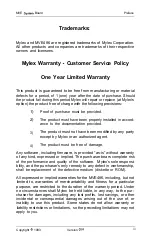 Preview for 4 page of Mylex MVE486 Installation And Operation Manual