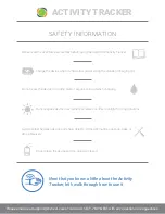 Preview for 3 page of MYNEST nestCARE Activity Tracker User Manual