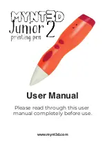 Mynt3d Junior2 User Manual preview