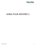 Preview for 19 page of myomo MyoPro 2 Motion E User Manual