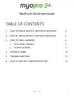 Preview for 3 page of myomo myopro 2 Plus Motion W Manual