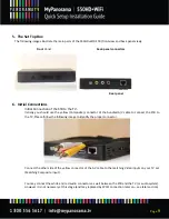 Preview for 9 page of MyPanorama 550HD+WiFi Installation Manual