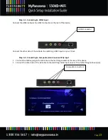 Preview for 13 page of MyPanorama 550HD+WiFi Installation Manual