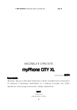 Preview for 47 page of myPhone CITY XL User Manual