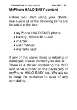 Предварительный просмотр 111 страницы myPhone HALO EASY Manual