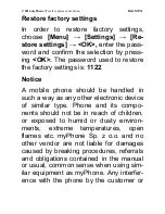 Preview for 23 page of myPhone Halo Mini Operating Instructions Manual