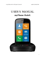 Preview for 1 page of myPhone HaloX User Manual