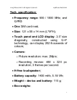 Preview for 3 page of myPhone HaloX User Manual