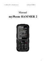 myPhone HAMMER 2 Manual preview