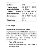 Preview for 13 page of myPhone Hammer Energy User Manual