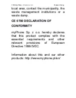 Preview for 31 page of myPhone Hammer Energy User Manual