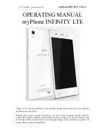 Preview for 1 page of myPhone INFINITY LTE Operating Manual