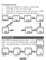 Preview for 12 page of Mypulse HRM-2518 User Manual