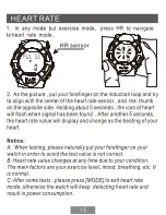 Preview for 15 page of Mypulse HRM-2518 User Manual