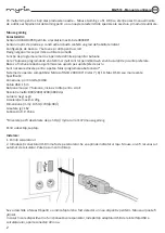 Preview for 2 page of Myria MG7516 User Manual