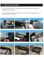 Предварительный просмотр 5 страницы Myron & Davis Nissan Altima NV7NAT1 Installation Instructions Manual