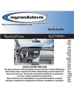 Myron & Davis NV7TPR1 Quick Manual preview