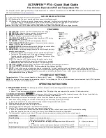 Myron L ULTRAPEN PT4 Quick Start Manual предпросмотр