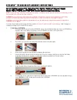 Preview for 1 page of Myron L ULTRAPEN PTBT2 Replacement Instructions