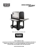 Myron Mixon Smokers BARQ-1700 Manual preview