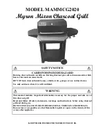 Preview for 1 page of Myron Mixon Smokers MAMMCG2020 Installation Instructions Manual