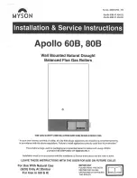 Предварительный просмотр 1 страницы Myson Apollo 60B Installation & Service Instructions Manual